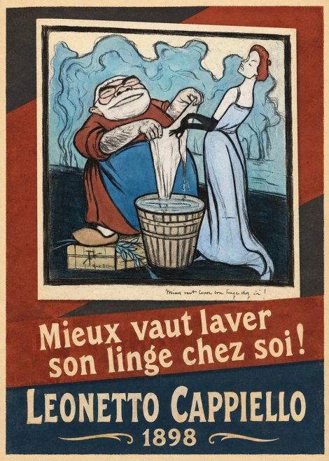 Leonetto Cappiello Mieux Vaut Laver Son Linge Chez Soi! No5 - Juliste