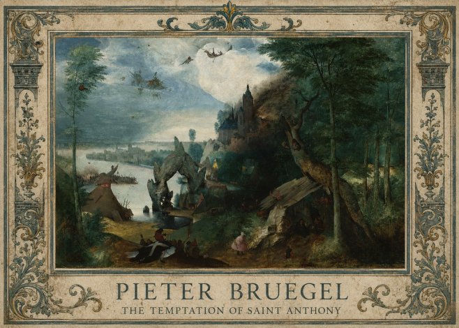 Pieter Bruegel The Temptation of Saint Anthony No1 - Juliste