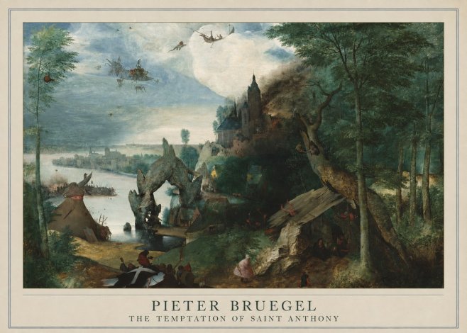 Pieter Bruegel The Temptation of Saint Anthony No4 - Juliste