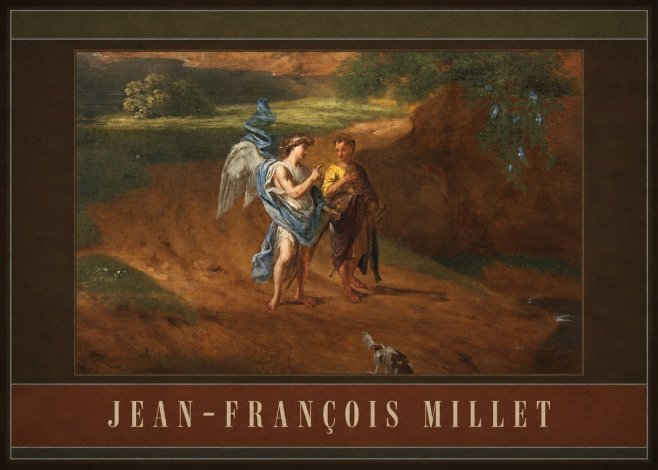 Jean-François Millet Tobias and the Angel No4 - Juliste