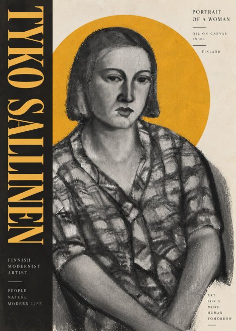 Tyko Sallinen Portrait of a Woman I No5 - Juliste