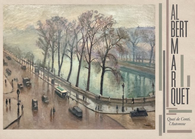 Albert Marquet Quai De Conti, L'automne No5 - Juliste