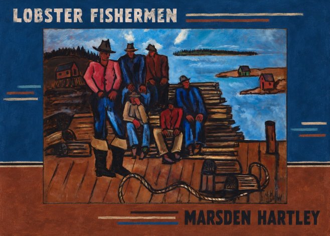 Marsden Hartley Lobster Fishermen II No5 - Juliste
