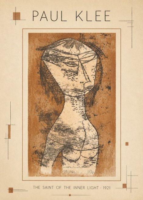 Paul Klee The Saint of the Inner Light No1 - Juliste