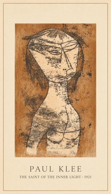 Paul Klee The Saint of the Inner Light No2 - Juliste