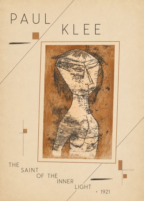 Paul Klee The Saint of the Inner Light No4 - Juliste