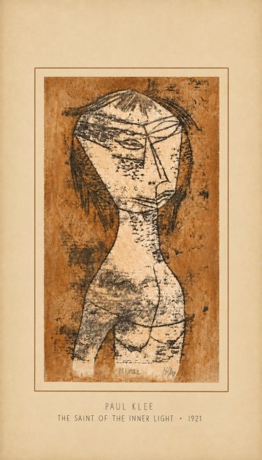 Paul Klee The Saint of the Inner Light No6 - Juliste
