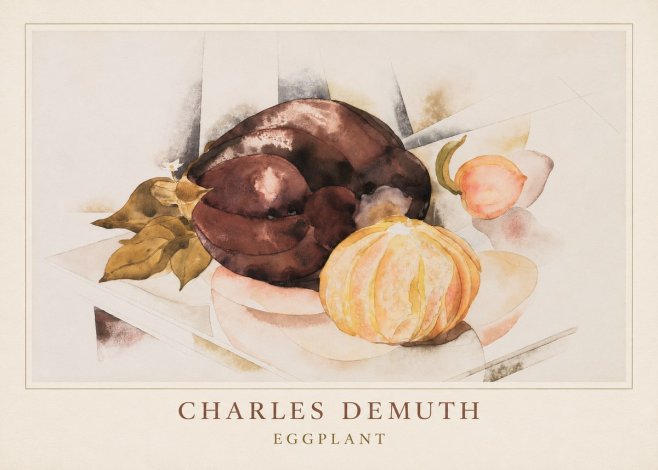 Charles Demuth Eggplant No4 - Juliste