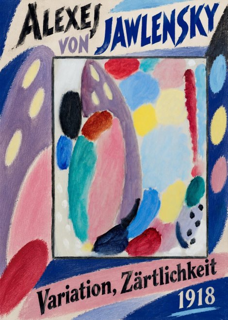 Alexej von Jawlensky Variation, Zärtlichkeit No4 - Juliste