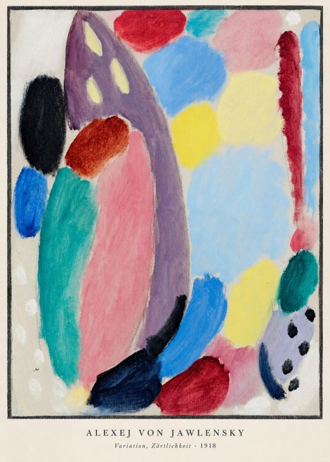 Alexej von Jawlensky Variation, Zärtlichkeit No5 - Juliste