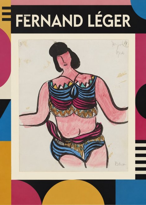 Fernand Léger Bolivian No1 - Juliste