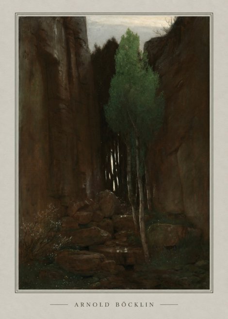Arnold Böcklin Sacred Grove II No4 - Juliste