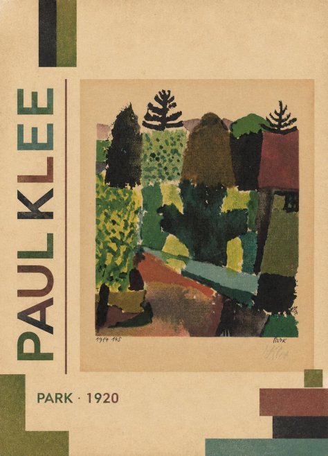 Paul Klee Park I No3 - Juliste