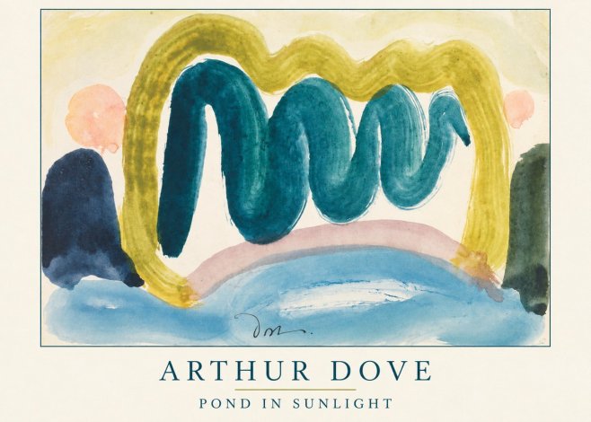 Arthur Dove Pond in Sunlight No4 - Juliste
