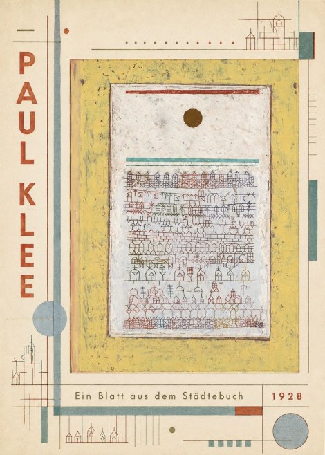 Paul Klee Ein Blatt Aus Dem Städtebuch No4 - Juliste