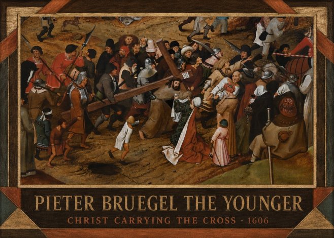 Pieter Bruegel Christ Carrying the Cross II No3 - Juliste