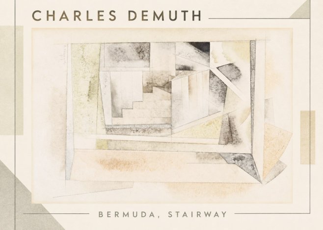 Charles Demuth Bermuda, Stairway No1 - Juliste