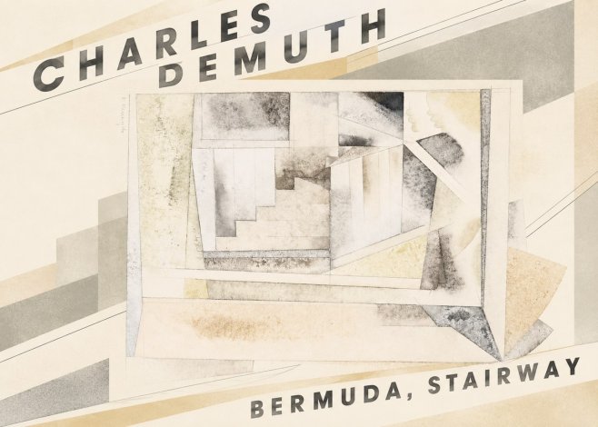 Charles Demuth Bermuda, Stairway No3 - Juliste