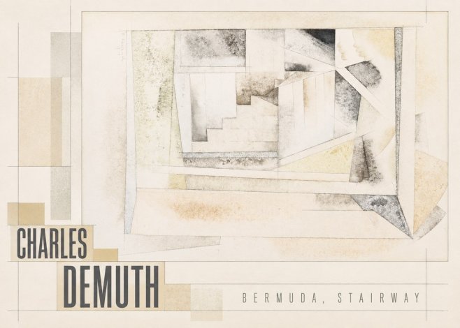 Charles Demuth Bermuda, Stairway No5 - Juliste