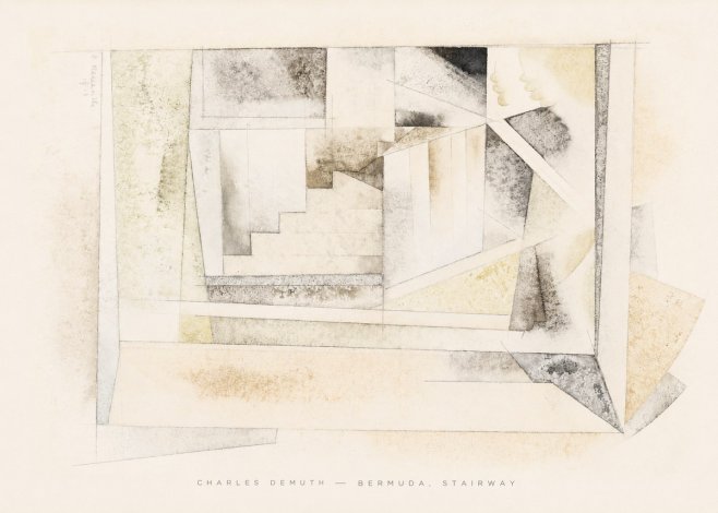 Charles Demuth Bermuda, Stairway No6 - Juliste