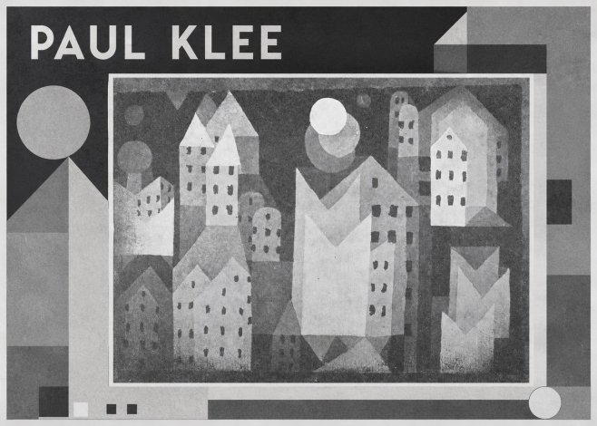 Paul Klee City of Churches No4 - Juliste