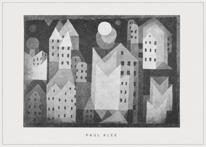 Paul Klee City of Churches No5 - Juliste