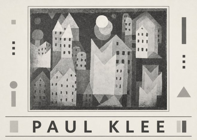 Paul Klee City of Churches No6 - Juliste
