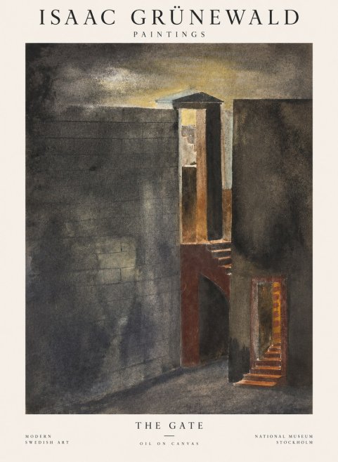 Isaac Grünewald Architectural Fantasy No2 - Juliste