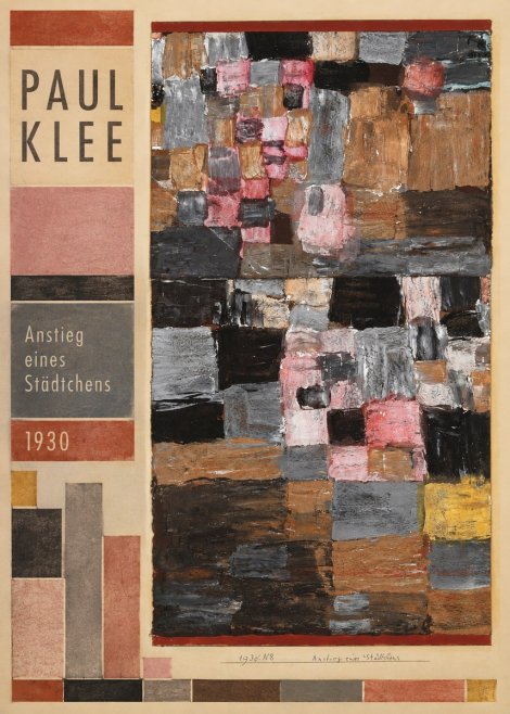 Paul Klee Anstieg Eines Städtchens No3 - Juliste