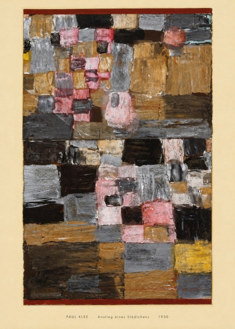 Paul Klee Anstieg Eines Städtchens No6 - Juliste
