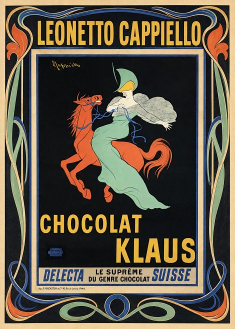 Leonetto Cappiello Chocolat Klaus II No1 - Juliste