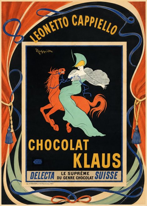 Leonetto Cappiello Chocolat Klaus II No4 - Juliste
