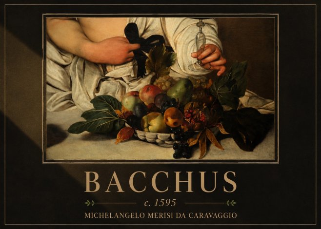 Michelangelo Merisi da Caravaggio Bacchus II No4 - Juliste