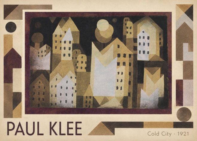 Paul Klee Cold City No1 - Juliste