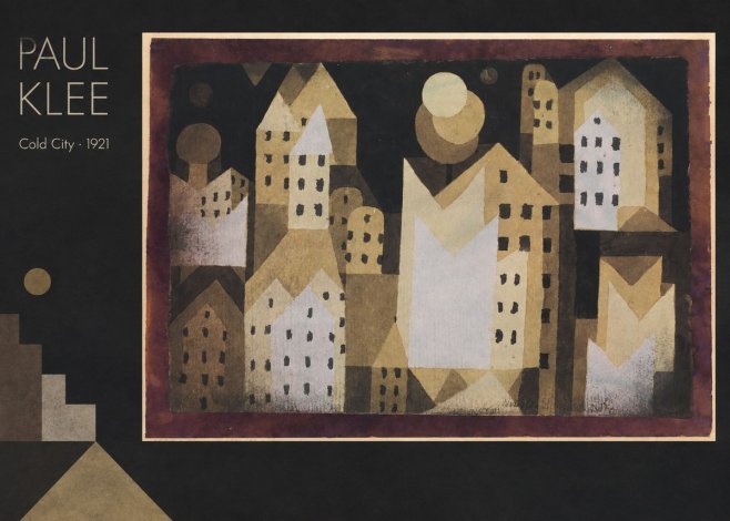 Paul Klee Cold City No2 - Juliste
