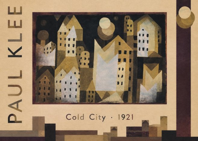 Paul Klee Cold City No3 - Juliste