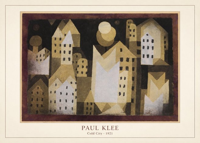 Paul Klee Cold City No4 - Juliste