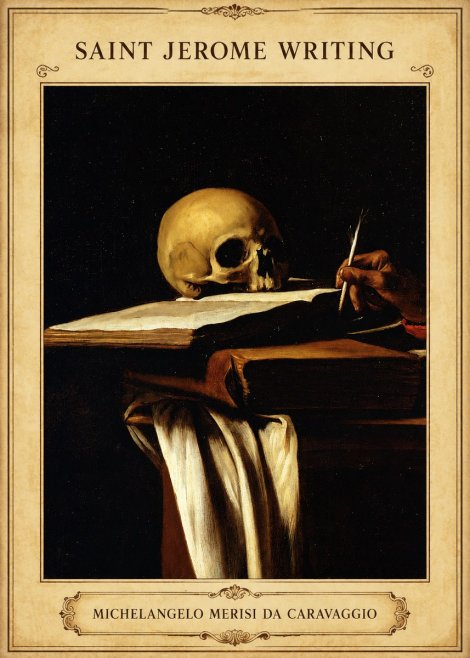 Michelangelo Merisi da Caravaggio Saint Jerome Writing III No5 - Juliste