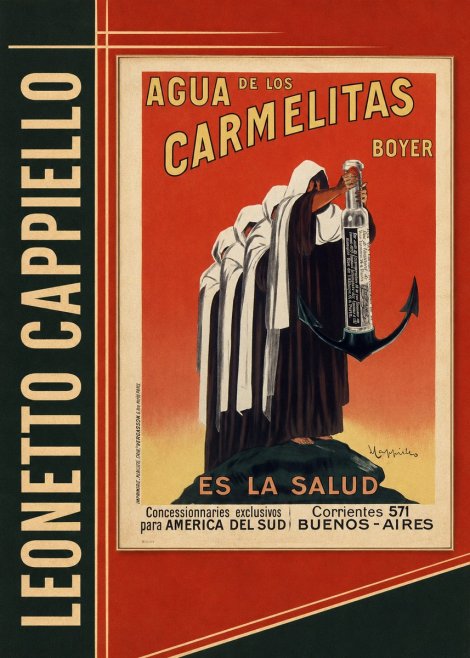 Leonetto Cappiello Agua De Los Carmelitas Boyer No2 - Juliste