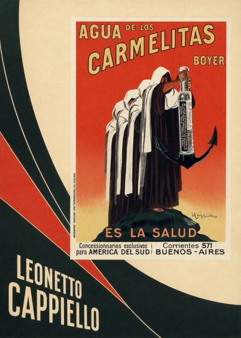 Leonetto Cappiello Agua De Los Carmelitas Boyer No4 - Juliste