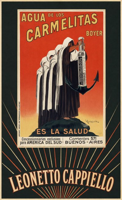 Leonetto Cappiello Agua De Los Carmelitas Boyer No5 - Juliste
