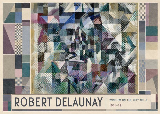 Robert Delaunay Window on the City No. 3 No1 - Juliste