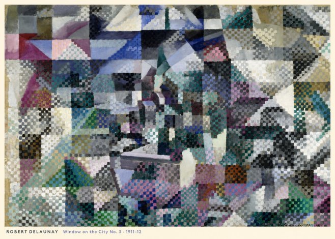 Robert Delaunay Window on the City No. 3 No5 - Juliste