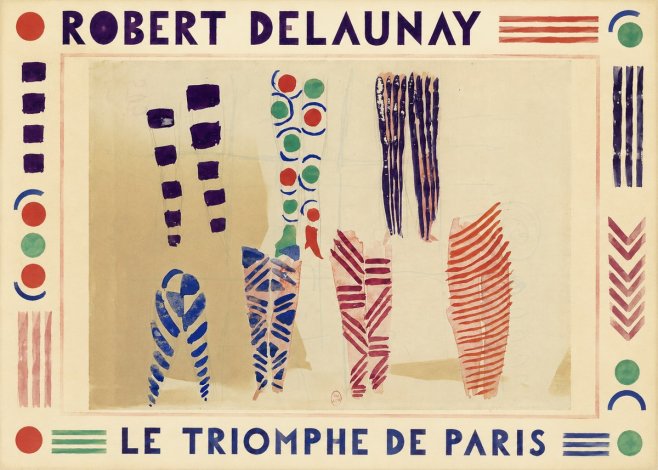Robert Delaunay Le Triomphe De Paris IV No1 - Juliste