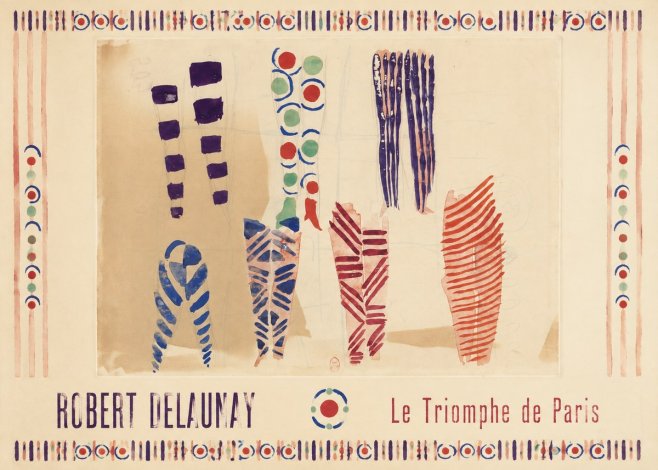 Robert Delaunay Le Triomphe De Paris IV No4 - Juliste