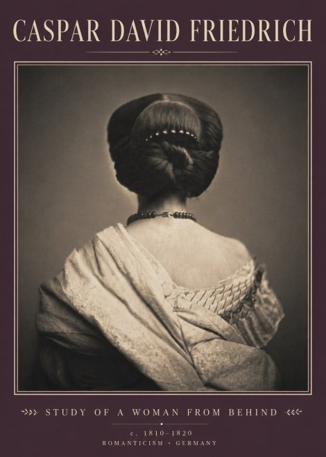 Caspar David Friedrich Study of a Woman from Behind No5 - Juliste