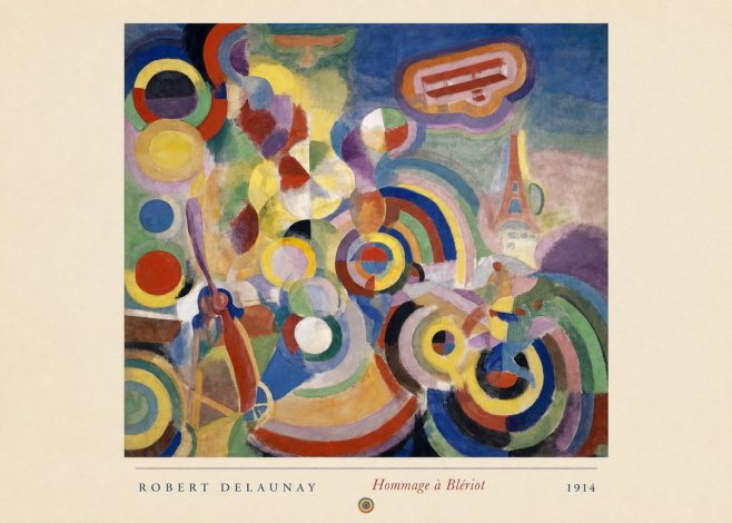 Robert Delaunay Hommage À Blériot 1914 No4 - Juliste