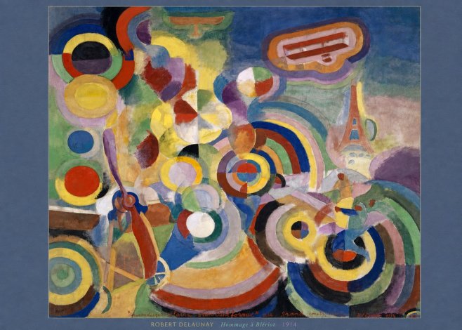 Robert Delaunay Hommage À Blériot 1914 No6 - Juliste