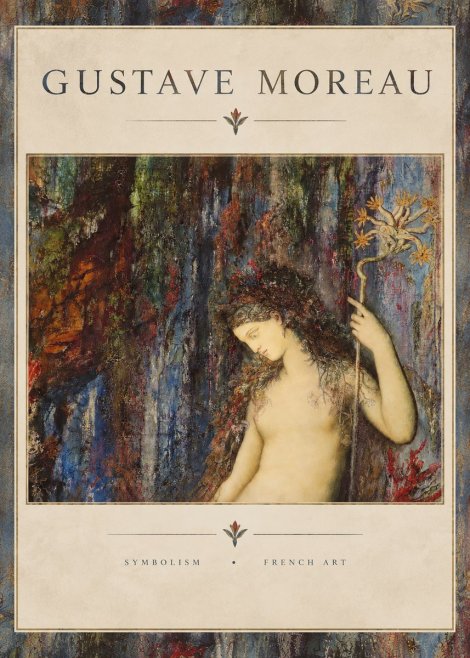 Gustave Moreau The Flower with the Human Head No3 - Juliste