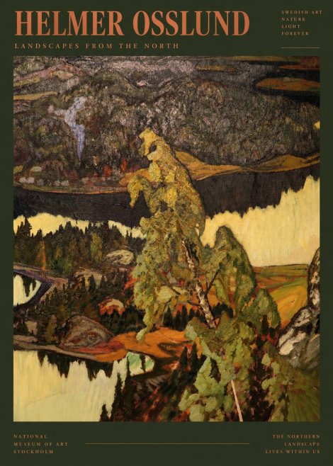 Helmer Osslund Northern Landscape No5 - Juliste